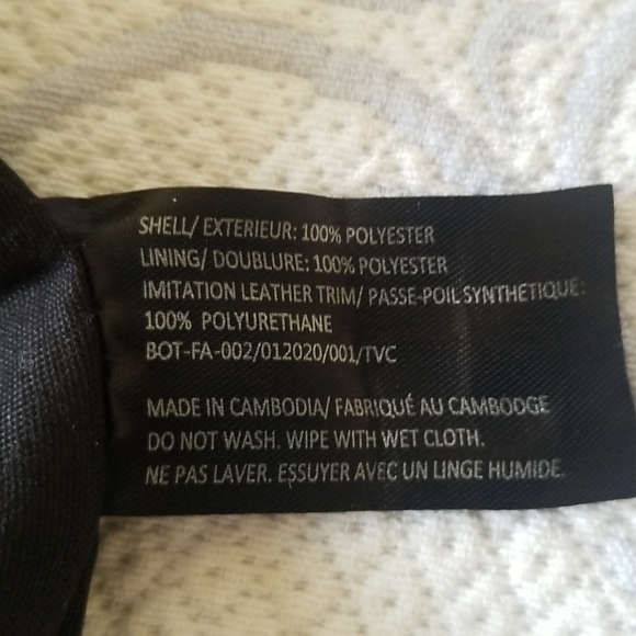 BOTKIIER SMALL NYLON AND PEBBLED LEATHER BACKPACK WITH LOGO STRAPS - Picture 8 of 8